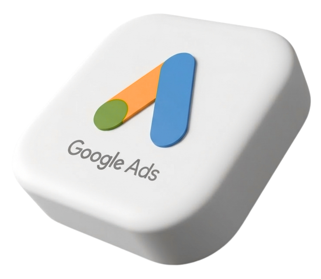 Boton Google Ads sombra negra